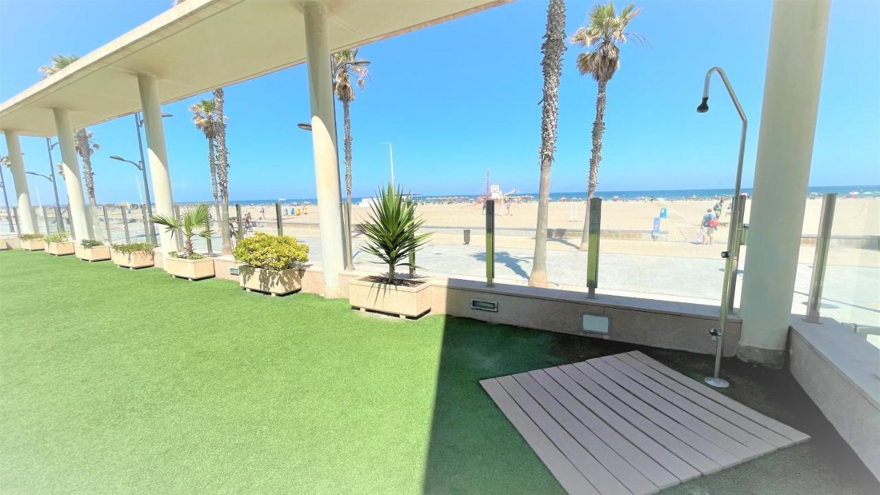 Beach Valencia Luxury A40-35 Apartment With Terrace And Sea Views Dış mekan fotoğraf