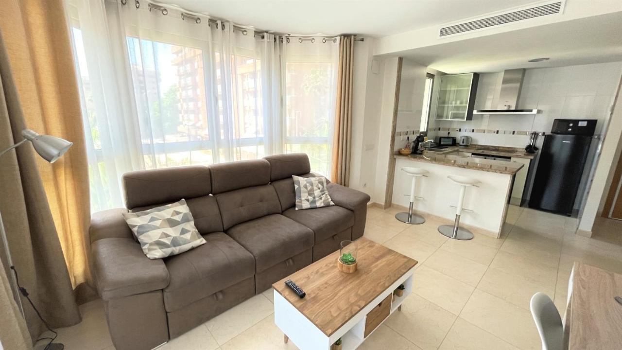 Beach Valencia Luxury A40-35 Apartment With Terrace And Sea Views Dış mekan fotoğraf